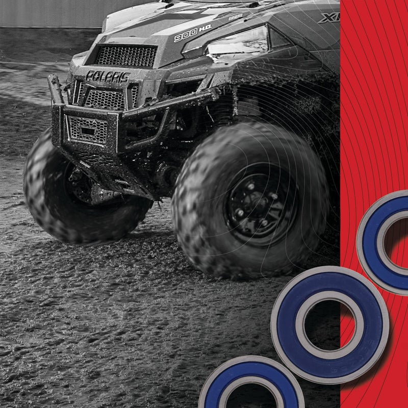 All Balls Rear Wheel Bearing Kit [Red] (25-1117) - Image 5
